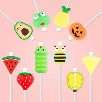 Cute Fruit Cable Protector for iPhone and iPad Chargers