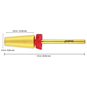 PANA Carbide 5 in 1 Nail Bit for Efficient Nail Art
