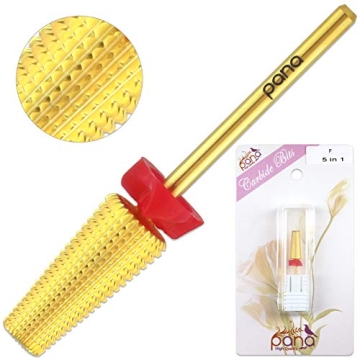 PANA Carbide 5 in 1 Nail Bit for Efficient Nail Art
