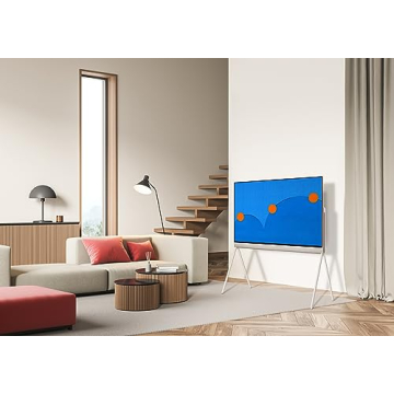 LG 48-Inch Class OLED Objet Collection Posé Series Smart TV 48LX1QPUA.AUS, 2022 - AI-Powered 4K TV, Alexa Built-in