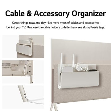 LG 48-Inch Class OLED Objet Collection Posé Series Smart TV 48LX1QPUA.AUS, 2022 - AI-Powered 4K TV, Alexa Built-in