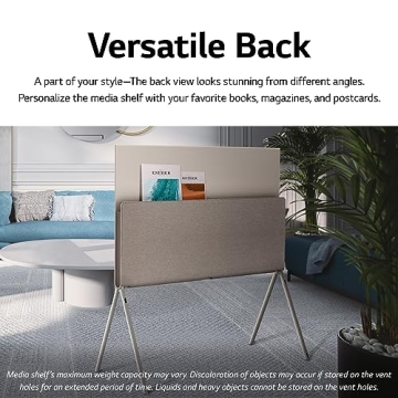 LG 48-Inch Class OLED Objet Collection Posé Series Smart TV 48LX1QPUA.AUS, 2022 - AI-Powered 4K TV, Alexa Built-in