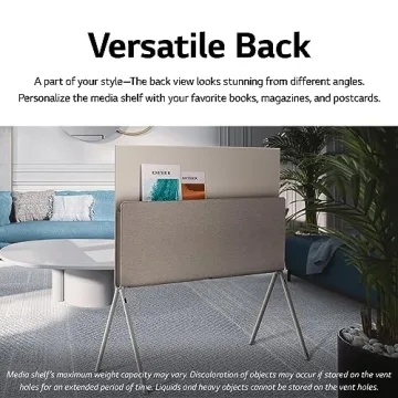 LG 48-Inch Class OLED Objet Collection Posé Series Smart TV 48LX1QPUA.AUS, 2022 - AI-Powered 4K TV, Alexa Built-in