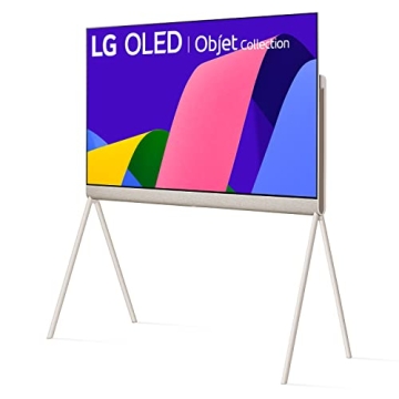 LG 48-Inch Class OLED Objet Collection Posé Series Smart TV 48LX1QPUA.AUS, 2022 - AI-Powered 4K TV, Alexa Built-in