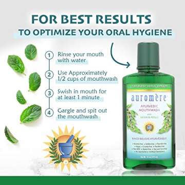 Auromere Ayurvedic Mouthwash - Vegan & Natural