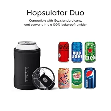 BrüMate Hopsulator Duo 2-in-1 Can Cooler Insulated