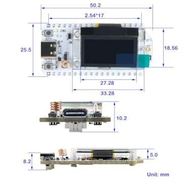ESP32 LoRa V3 Development Board Kit with OLED Display