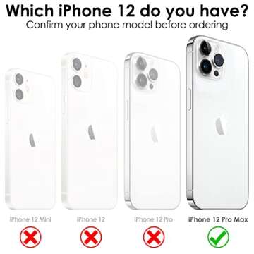 Stylish Blaspins Crossbody Case for iPhone 12 Pro Max - Hands-Free, Protective, Adjustable Strap