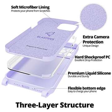 Blaspins Crossbody Phone Case for iPhone 12 Pro Max