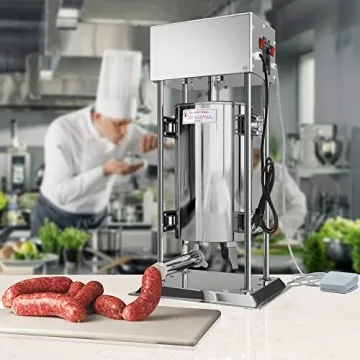 YITAMOTOR Electric Sausage Stuffer 15L Stainless Steel