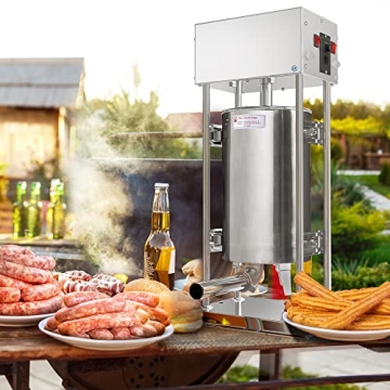 YITAMOTOR Electric Sausage Stuffer 15L Stainless Steel