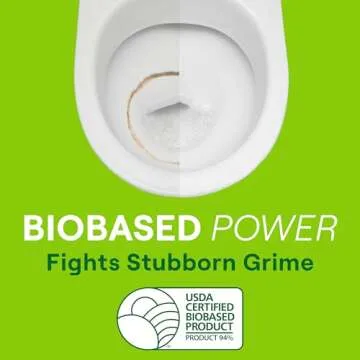 Seventh Generation Toilet Bowl Cleaner Fresh Mint scent 4 Pack Without Chlorine Bleach Ammonia Free 24 oz