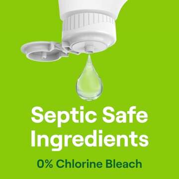 Seventh Generation Toilet Bowl Cleaner Fresh Mint scent 4 Pack Without Chlorine Bleach Ammonia Free 24 oz