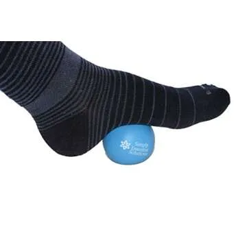 Simply Essential Solutions Deep Tissue Massage Therapy Balls: Set of Two with Mesh Bag for Self-Care Pain Relief, Myofacial Therapy, Physical Therapy, Deep Tissue Pressure. Yoga, Pilates Blue 63mm