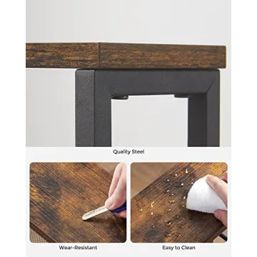 VASAGLE Slim Rolling Cart for Kitchen and Home Office