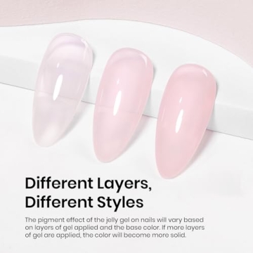 Beetles Gel Nail Polish - Long-Lasting Nude Pink Gel