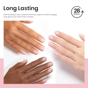Beetles Gel Nail Polish - Long-Lasting Nude Pink Gel