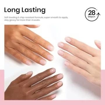 Beetles Gel Nail Polish - Long-Lasting Nude Pink Gel