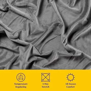 Big Blanket Co Original Stretch Light Grey | Extra Large Blanket | 100 Square Feet | Soft, Giant Blanket That Fits The Whole Family | The Biggest, Best Blanket of 2025