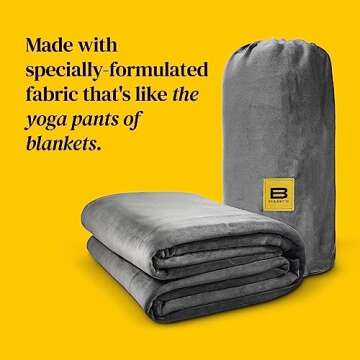 Big Blanket Co Original Stretch Light Grey | Extra Large Blanket | 100 Square Feet | Soft, Giant Blanket That Fits The Whole Family | The Biggest, Best Blanket of 2025