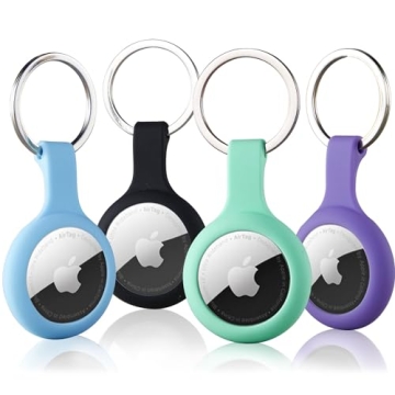 ThingsBag Airtags 4 Pack Holder Keychain - Durable & Stylish Protection