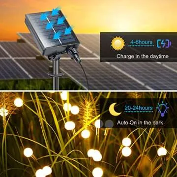 Solar Firefly Lights - Remote-Controlled Garden Lighting