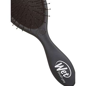 Wet Brush-Pro Midi Detangler Hair Brush, Limited Edition Cool Collection, Midi Size Black
