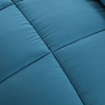 Mohap Comforter Full Teal Bicolor Lightweight 250GSM