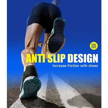 Tmani Cushioned Ankle Socks for Sport and Comfort