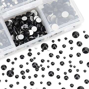 4300PCS Mixed Size Flatback Rhinestones for Crafts