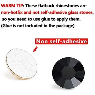 4300PCS Mixed Size Flatback Rhinestones for Crafts