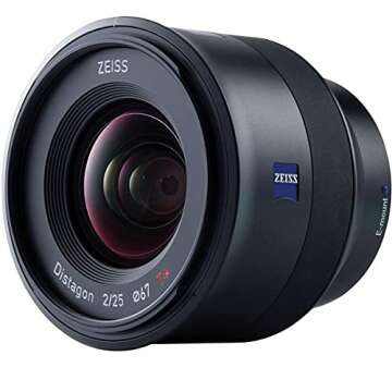 ZEISS Batis 25mm f/2.0 for Sony E Mount Mirrorless Cameras, Black