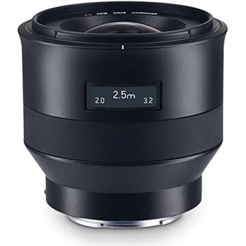 ZEISS Batis 25mm f/2.0 for Sony E Mount Mirrorless Cameras, Black