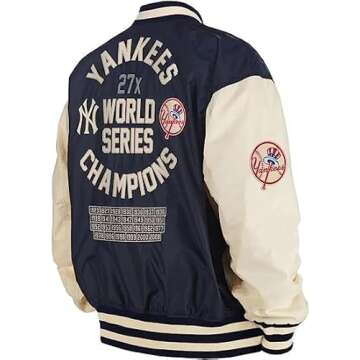 Men’s Basketball NY Yanks Bomber Jacket | MA-1 Baseball League Vintage New York Varsity Polyester Jacket Varsity Jacket Men (US, Alpha, Medium, Regular, Regular, Blue)