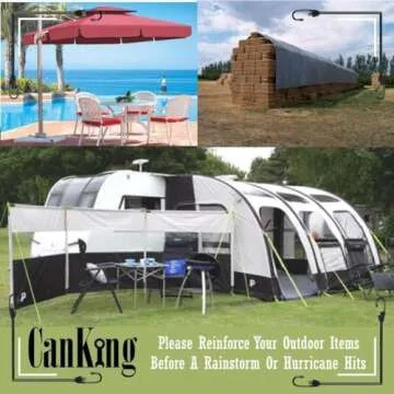 CanKing Bungee Cords with Hooks Camo Green 20 inch 8 Pcs(J hook+Carabiner)