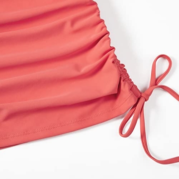 SUUKSESS Halter Tankini with Tummy Control for Women