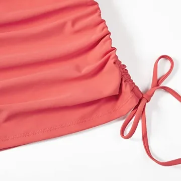 SUUKSESS Halter Tankini with Tummy Control for Women