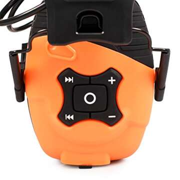 ISOtunes LINK Bluetooth Hearing Protection: OSHA Compliant Noise Isolation Earmuff Headphones, 14+ Hour Battery Life, Included Rechargeable Lithium Ion or AAA batteries, 25dB NRR, 85dB Safe Max Volume