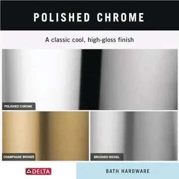 Delta Dryden Toilet Paper Holder - Chrome Finish, Space Saving