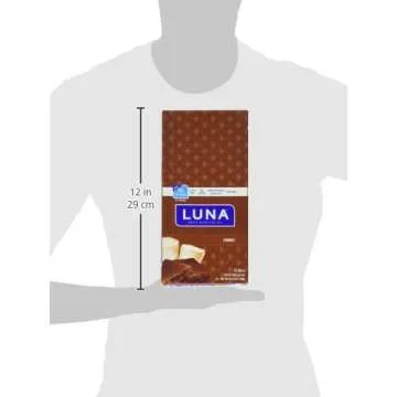 LUNA BAR - Gluten Free Snack Bars - S'mores Flavor - 8g of protein - Non-GMO - Plant-Based Wholesome Snacking - On the Go Snacks (1.69 Ounce Snack Bars, 15 Count)