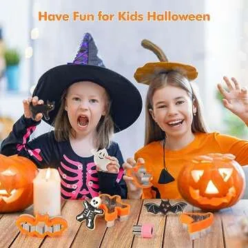 NPET Halloween Cookie Cutters - 10Pcs Fun Baking Set