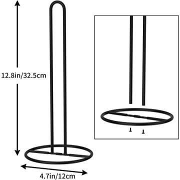 Stylish Stand Up Paper Towel Holder for Kitchen & Bathroom