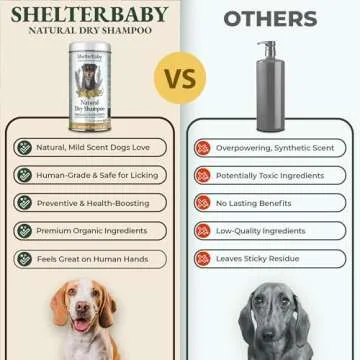 Dry Shampoo for Dogs - Allergy Relief & Itchy Skin Care