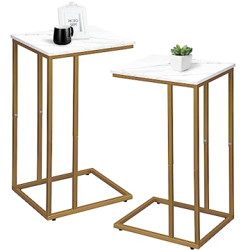 Possile C Shaped End Table Set - Modern & Functional