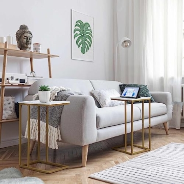 Possile C Shaped End Table Set - Modern & Functional