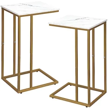 Possile C Shaped End Table Set - Modern & Functional