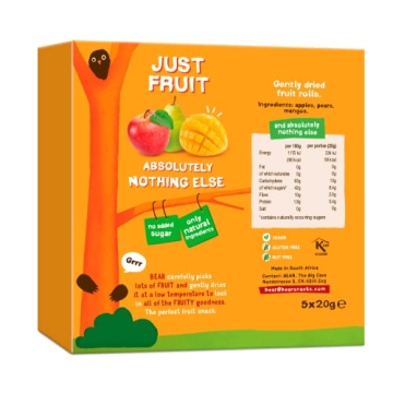 Delicious Bear Fruit Yoyos Mango Multipack - 5 x 20g