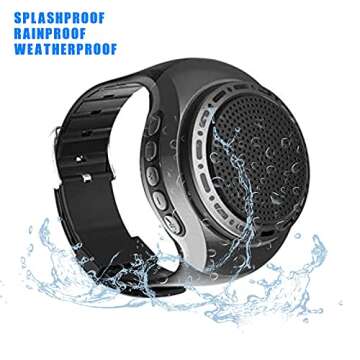 ORIDECOR Upgraded Wearable Waterproof Wireless Wrist Portable Sports Bluetooth Speaker Watch with Mu...