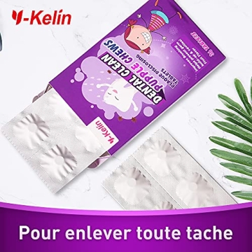 Y-Kelin Dental Plaque Disclosing Tablets for Kids and Adults