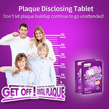 Y-Kelin Dental Plaque Disclosing Tablets for Kids and Adults